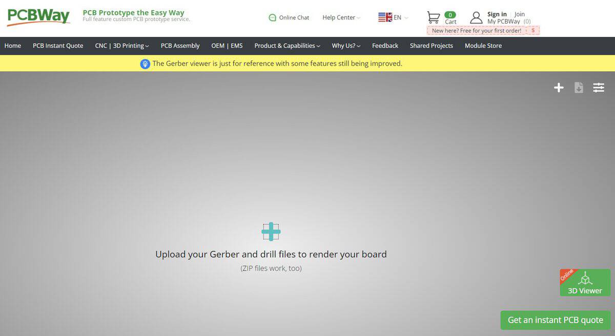pcbway gerber viewer