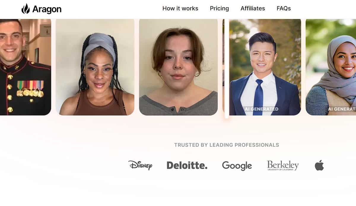 Aragon AI, Best AI Headshot Generators