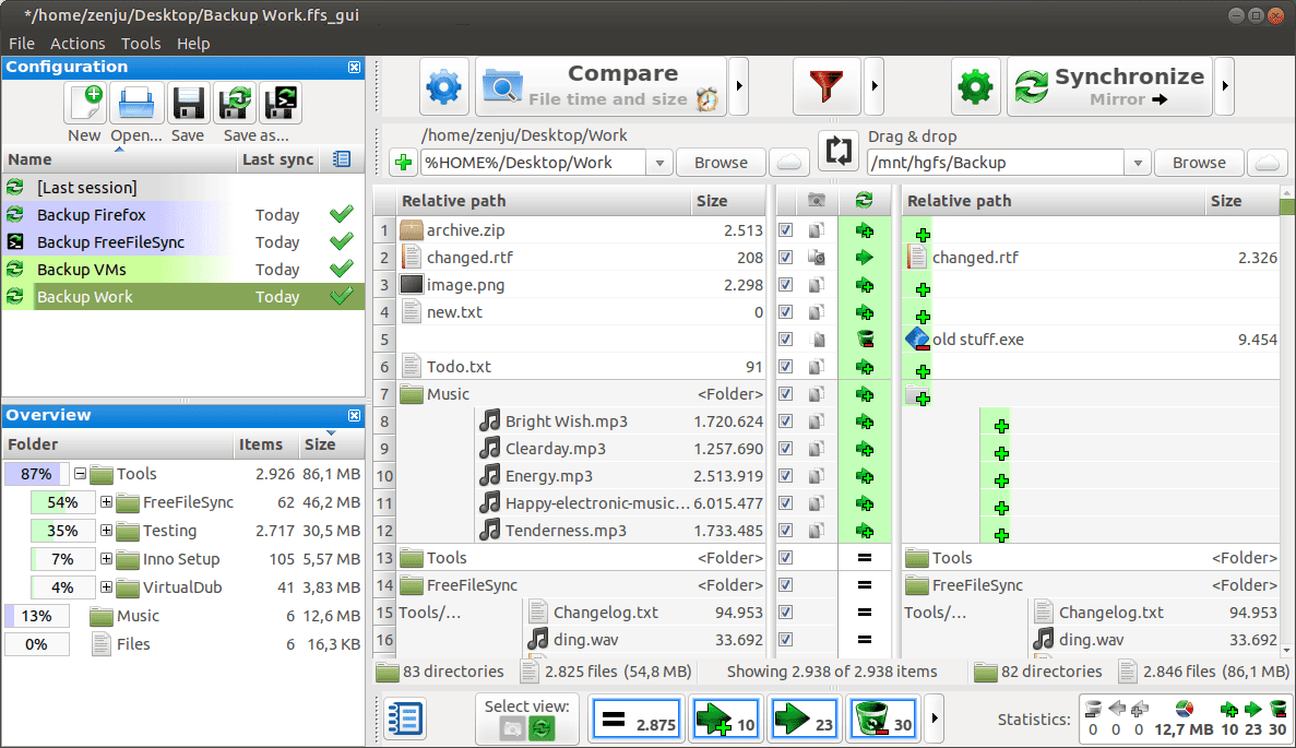 FreeFileSync - Ubuntu