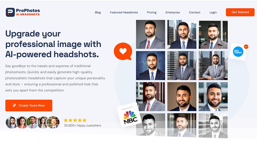 Prophotos AI, Best AI Headshot Generators