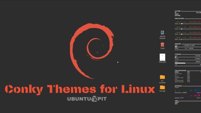 Best Conky Themes for Linux Desktop