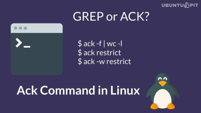 Use Ack Command in Linux System